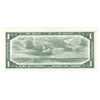 BC-37b 1954 Canada $1 Beattie-Rasminsky, I/O, AU-UNC (AU55)