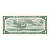 BC-37b 1954 Canada $1 Beattie-Rasminsky, Z/O, AU-UNC