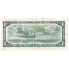 BC-37b 1954 Canada $1 Beattie-Rasminsky, J/N, EF-AU (EF45)