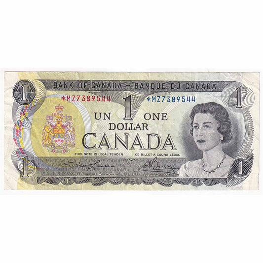BC-46aA 1973 Canada $1 Lawson-Bouey, *MZ, VF