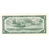 BC-37b 1954 Canada $1 Beattie-Rasminsky, P/Y, Uncirculated (MS60)