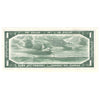 BC-37b 1954 Canada $1 Beattie-Rasminsky, P/Y, AU-UNC (AU55)