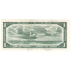 BC-37b 1954 Canada $1 Beattie-Rasminsky, P/Y, AU-UNC (AU55)
