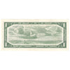 BC-37b-i 1954 Canada $1 Beattie-Rasminsky, A/P, Extra Fine (EF40)