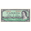 BC-37b-i 1954 Canada $1 Beattie-Rasminsky, W/P, EF-AU (EF45)