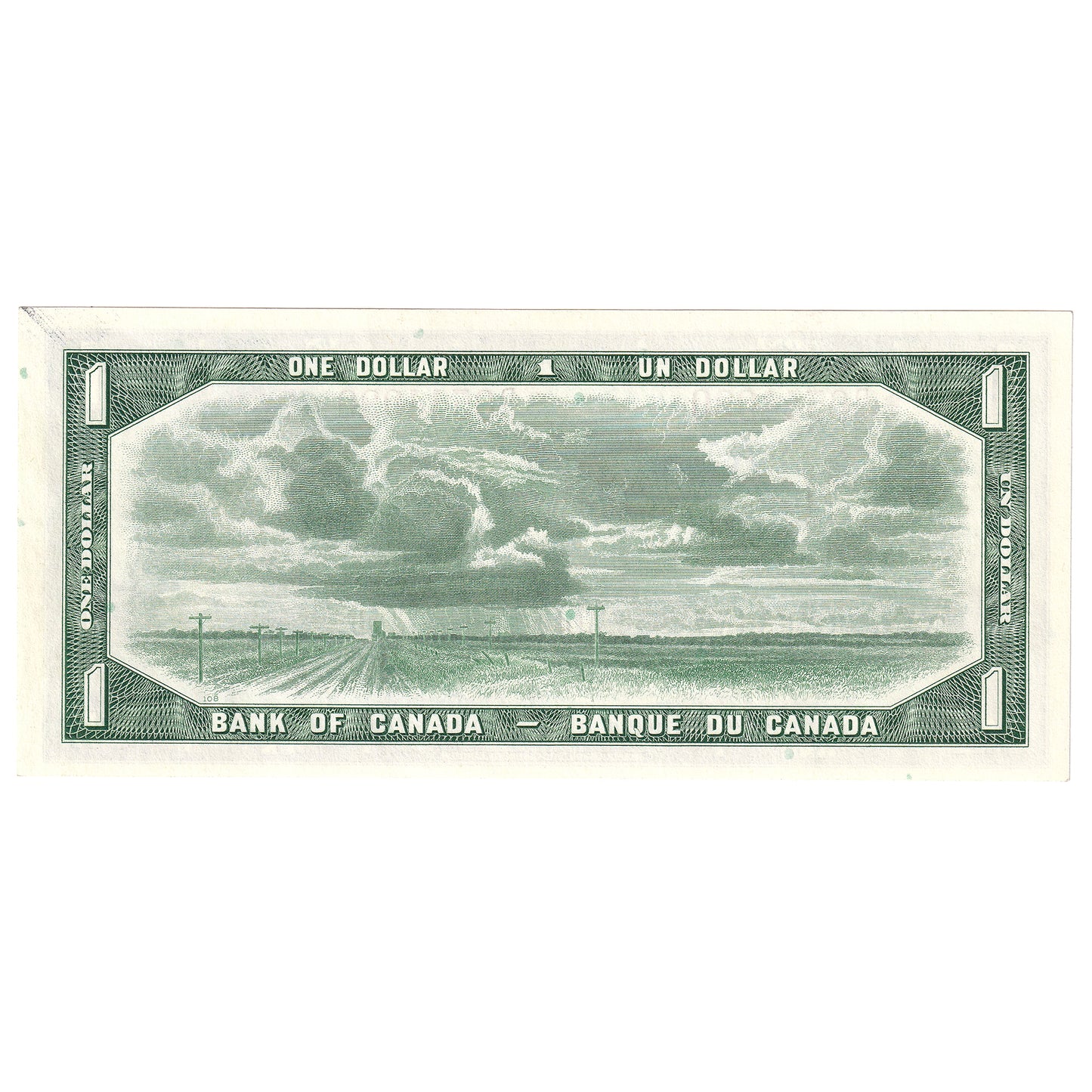 BC-37bA 1954 Canada $1 Beattie-Rasminsky, *D/O, Uncirculated (MS60)