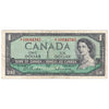 BC-37bA 1954 Canada $1 Beattie-Rasminsky, *I/O, F-VF
