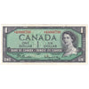 BC-37bA-i 1954 Canada $1 Beattie-Rasminsky, *A/M, VF-EF (VF30)
