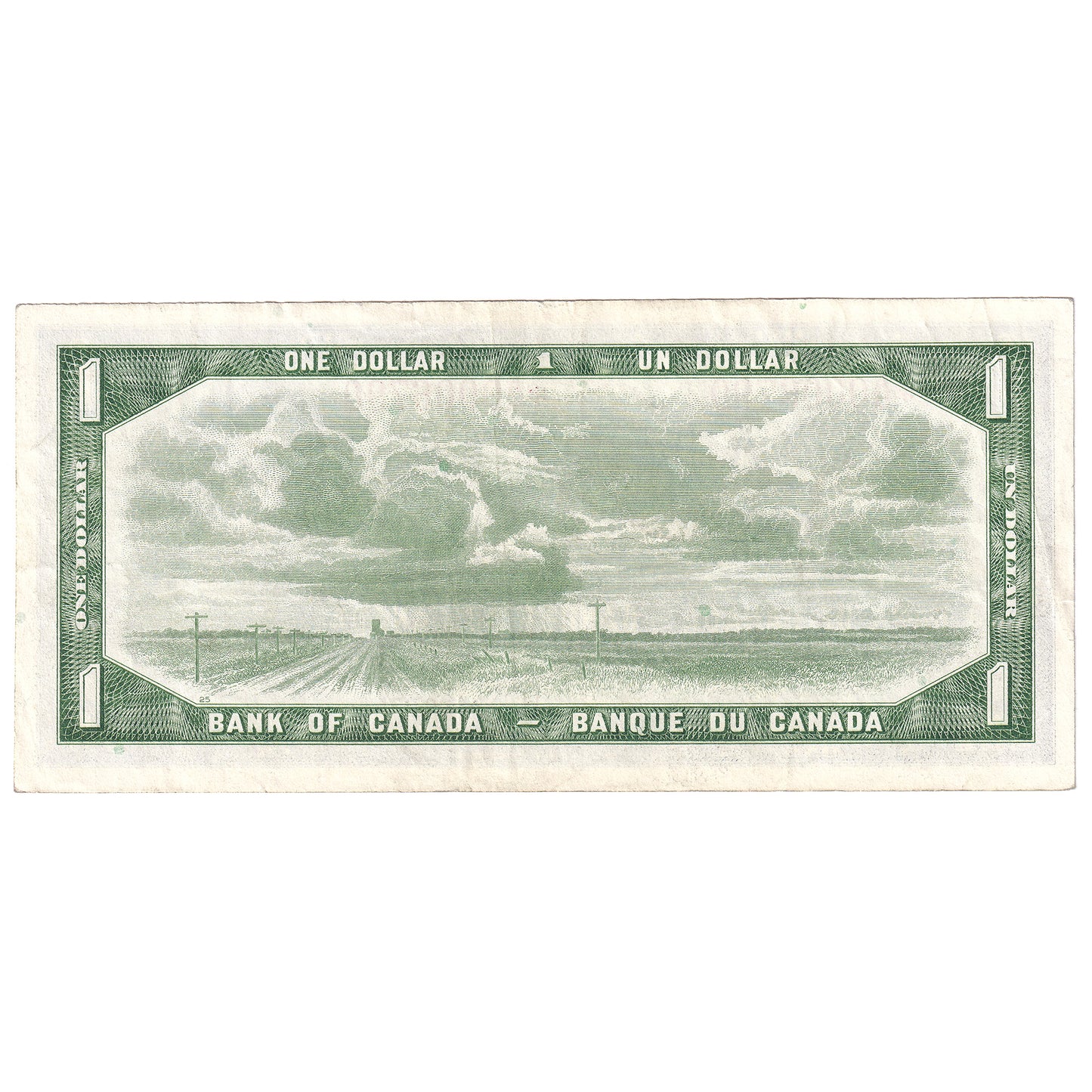 BC-37bA-i 1954 Canada $1 Beattie-Rasminsky, *A/M, VF-EF (VF30)