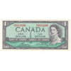 BC-37c 1954 Canada $1 Bouey-Rasminsky, S/F, EF-AU (EF45)