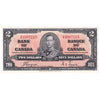BC-22c 1937 Canada $2 Coyne-Towers, B/R, AU-UNC