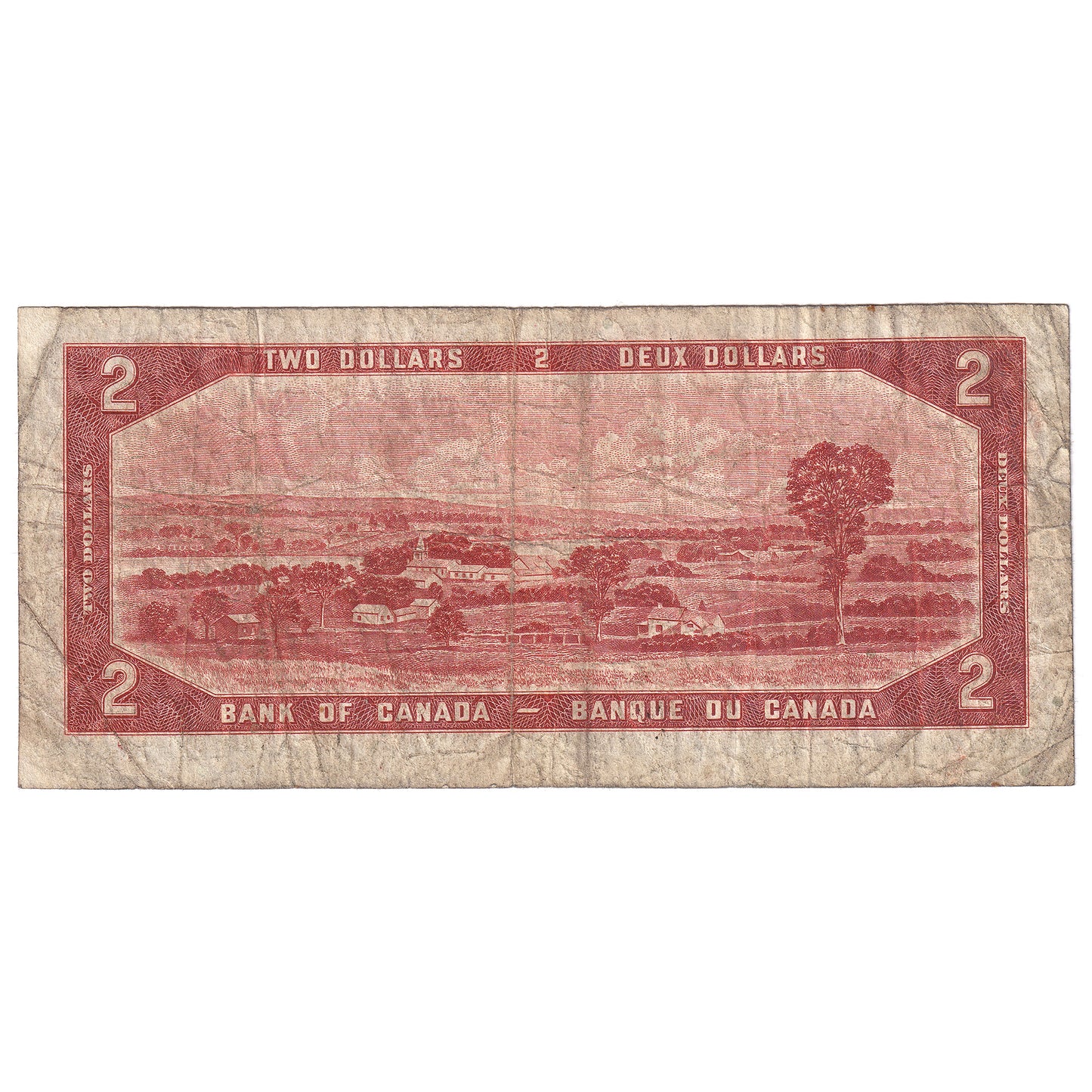 BC-30a 1954 Canada $2 Coyne-Towers, Devil's Face, C/B, Very Good (VG8)