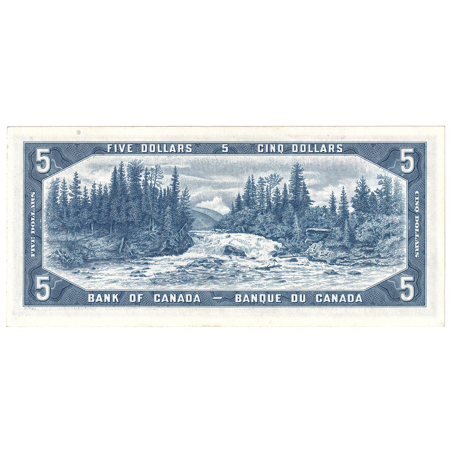 BC-39a-i 1954 Canada $5 Beattie-Coyne, U/C, Uncirculated (MS60)