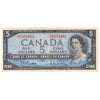 BC-39b 1954 Canada $5 Beattie-Rasminsky, C/S, VF-EF (VF30)