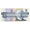 BC-56a 1986 Canada $5 Crow-Bouey, ENF, EF-AU