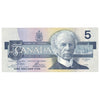 BC-56a 1986 Canada $5 Crow-Bouey, END, EF