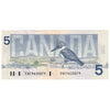 BC-56a 1986 Canada $5 Crow-Bouey, ENE, EF