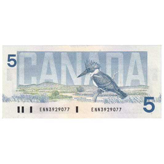 BC-56a 1986 Canada $5 Crow-Bouey, ENN, AU