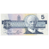 BC-56a 1986 Canada $5 Crow-Bouey, ENS, EF-AU (EF45)