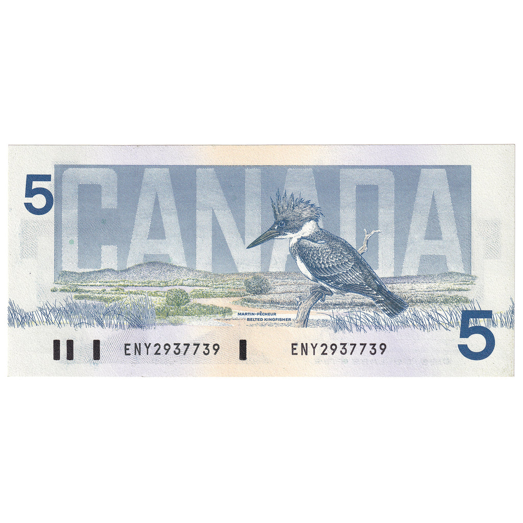 BC-56a 1986 Canada $5 Crow-Bouey, ENY, Uncirculated (MS60)