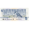 BC-56a 1986 Canada $5 Crow-Bouey, EOA, Extra Fine (EF40)