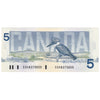 BC-56a-i 1986 Canada $5 Crow-Bouey, EOH, VF-EF (VF30)
