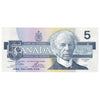 BC-56a-i 1986 Canada $5 Crow-Bouey, EOK, Choice Uncirculated (CUNC63)
