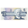 BC-56a-i 1986 Canada $5 Crow-Bouey, EOR, Choice Uncirculated (CUNC63)