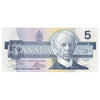 BC-56a-i 1986 Canada $5 Crow-Bouey, EOZ, AU-UNC (AU55)