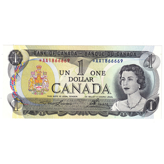 BC-46aA 1973 Canada $1 Lawson-Bouey, *AA Below 2.4M, CUNC
