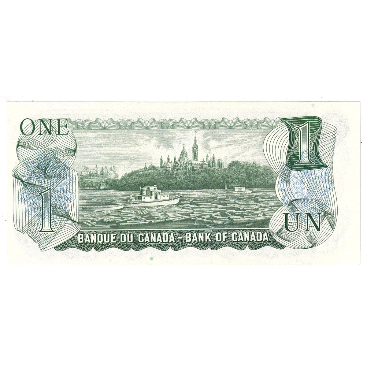 BC-46aA 1973 Canada $1 Lawson-Bouey, *AA Below 2.4M, Choice Uncirculated (CUNC63)