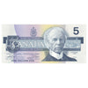 BC-56b 1986 Canada $5 Thiessen-Crow, FOR, CUNC