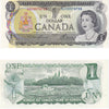 BC-46aA-i 1973 Canada $1 Lawson-Bouey, AAX, Steel Engraved, AU-UNC (AU55)