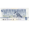 BC-56c 1986 Canada $5 Bonin-Thiessen, GOI, AU