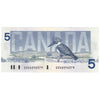 BC-56c 1986 Canada $5 Bonin-Thiessen, GOV, AU