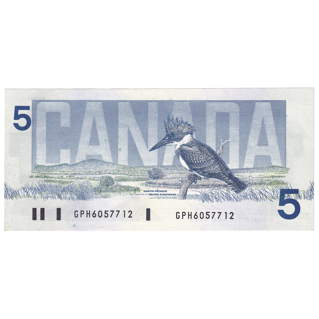 BC-56c 1986 Canada $5 Bonin-Thiessen, GPH, Uncirculated (MS60)