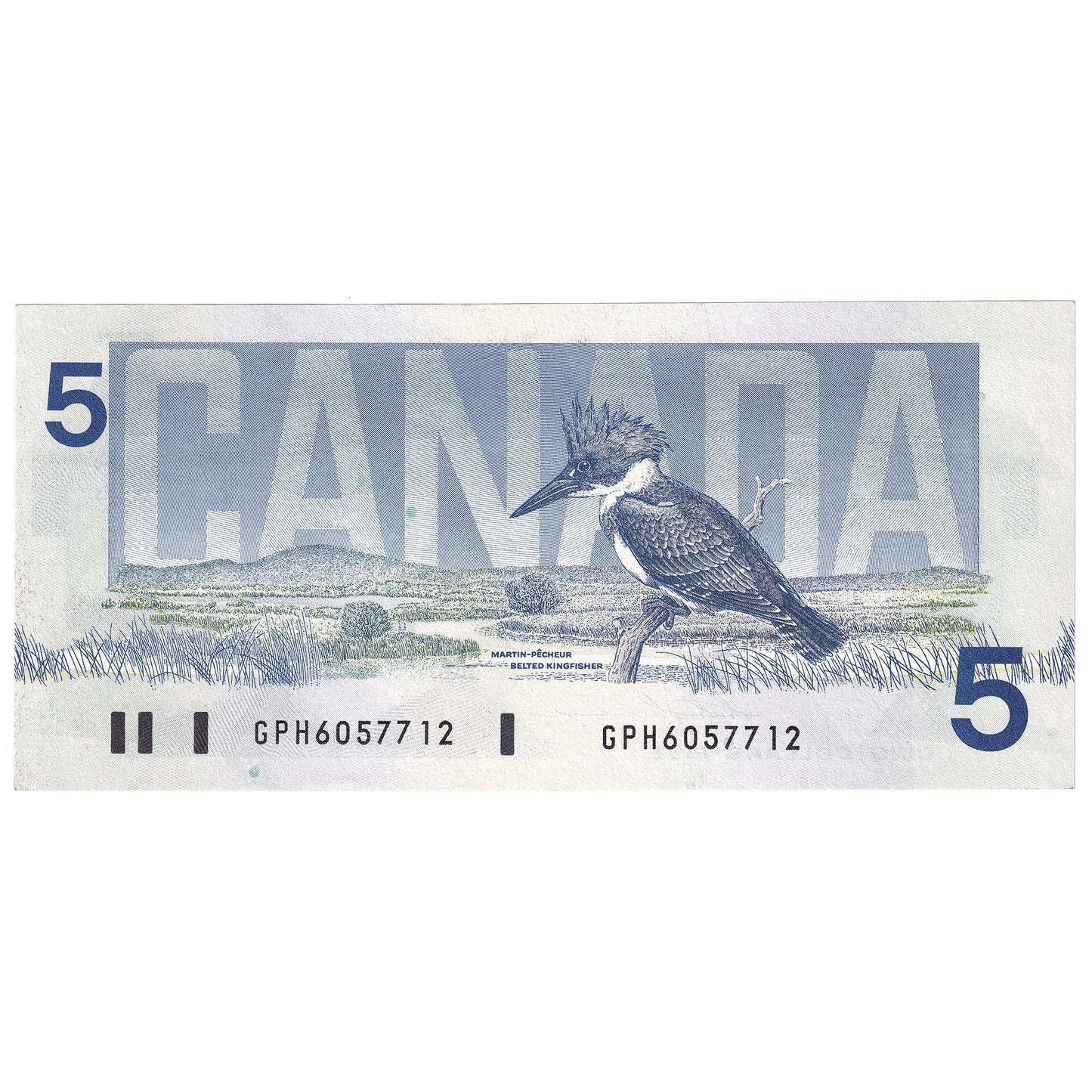 BC-56c 1986 Canada $5 Bonin-Thiessen, GPH, Uncirculated (MS60)