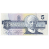 BC-56c-i 1986 Canada $5 Bonin-Thiessen, ANG, AU