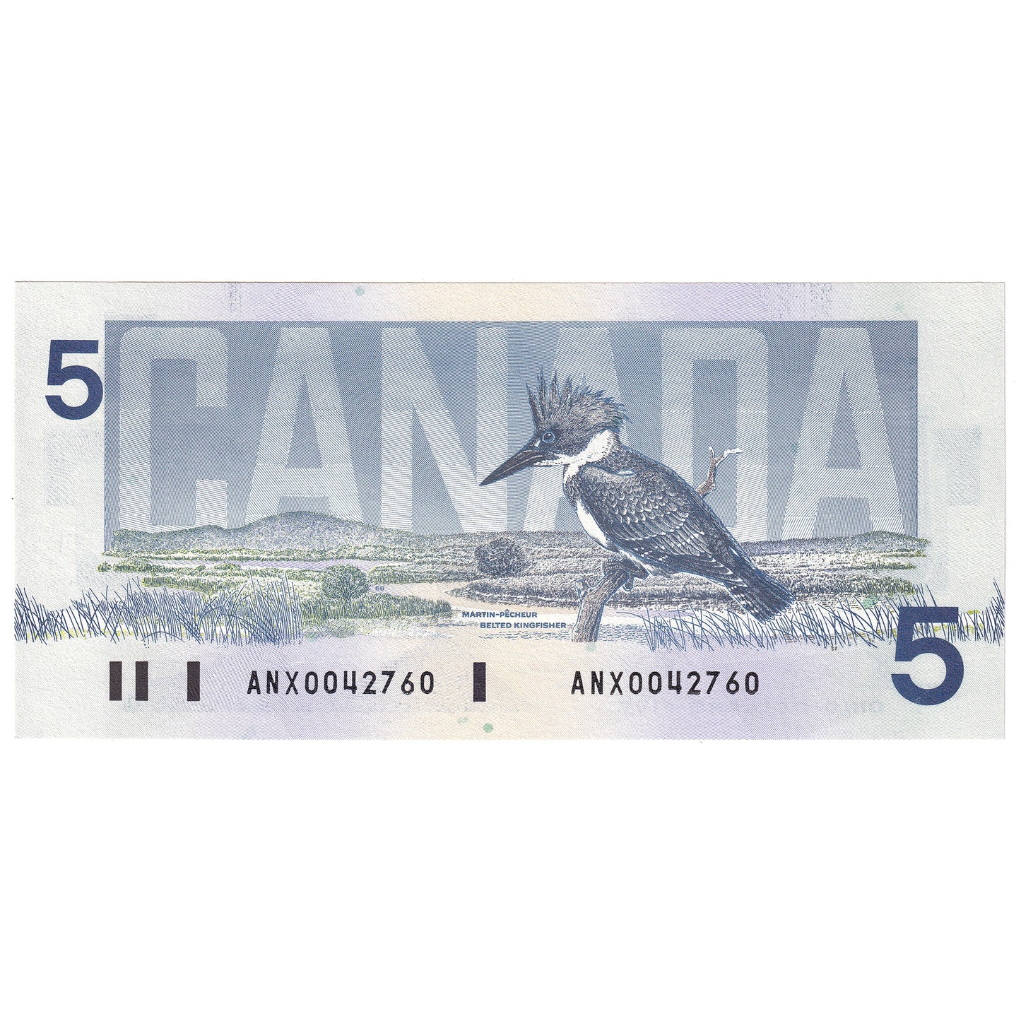 BC-56cA-i 1986 Canada $5 Bonin-Thiessen, ANX, Choice Uncirculated (CUNC63)