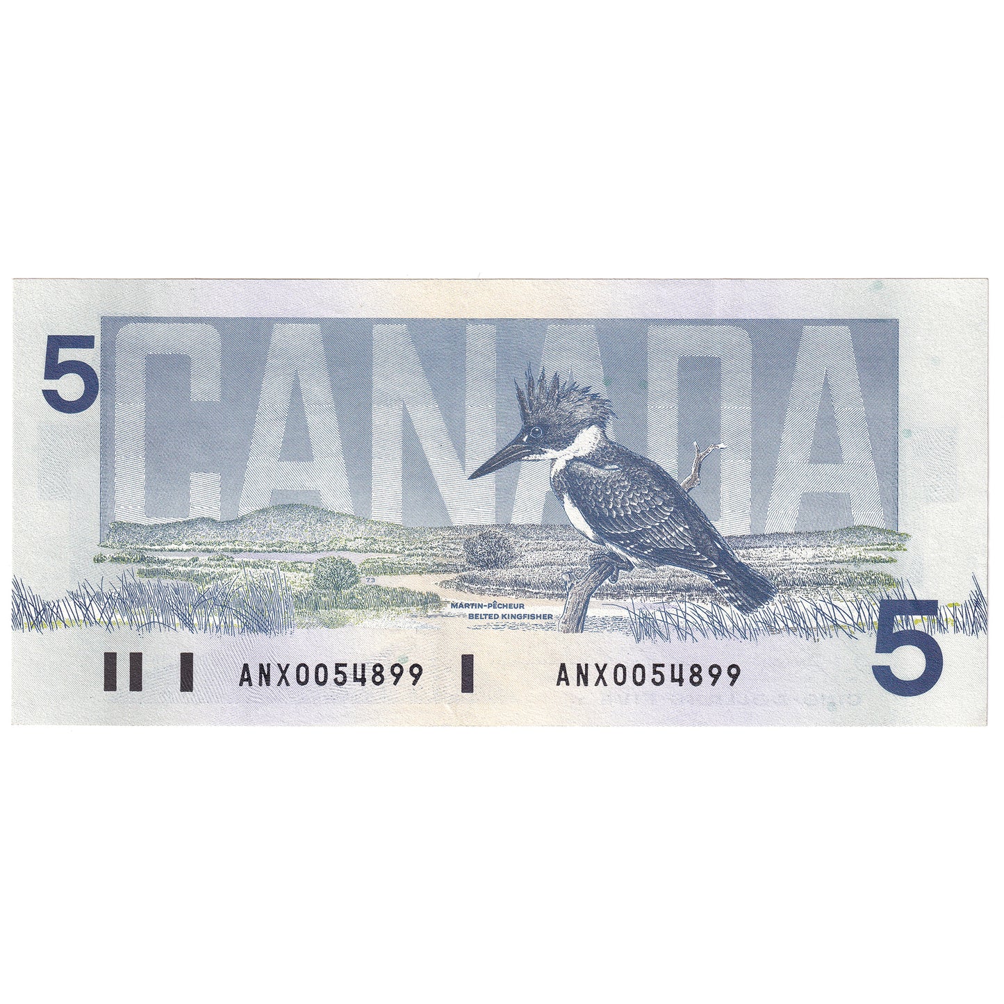 BC-56cA-i 1986 Canada $5 Bonin-Thiessen, ANX, EF-AU (EF45)