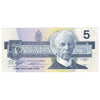 BC-56dA 1986 Canada $5 Knight-Thiessen, ANH (3.560-3.960), Extra Fine (EF40)