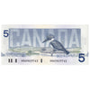 BC-56eA 1986 Canada $5 Knight-Dodge, HNA (9.800-9.999), Choice Uncirculated (CUNC63)