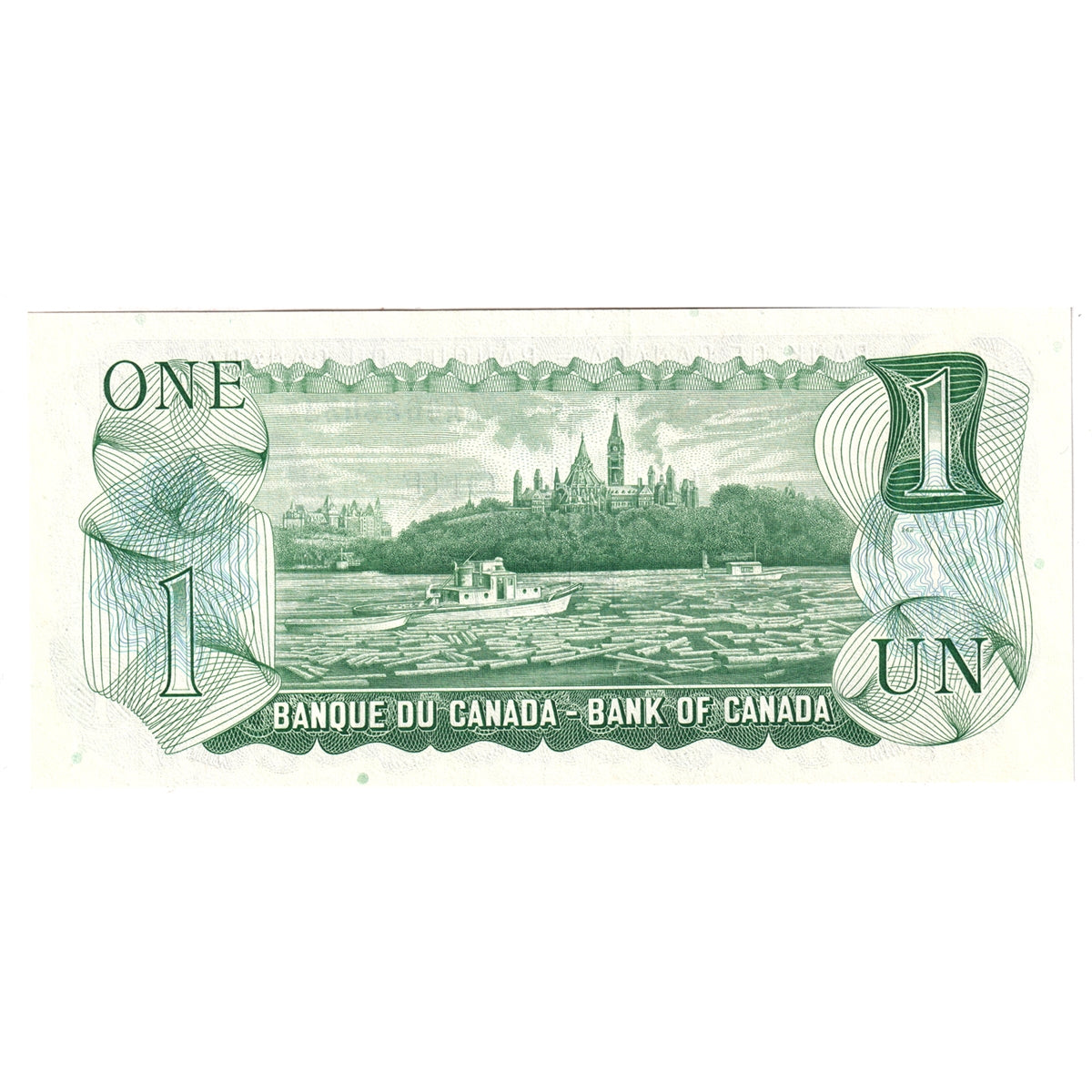 BC-46a-i 1973 Canada $1 Lawson-Bouey, AAG, Uncirculated (MS60)