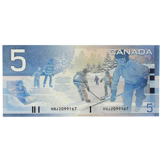 BC-62a-i 2003 Canada $5 Knight-Dodge, HNJ, AU-UNC