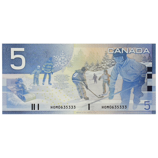 BC-62b 2005 Canada $5 Jenkins-Dodge, HOM, UNC