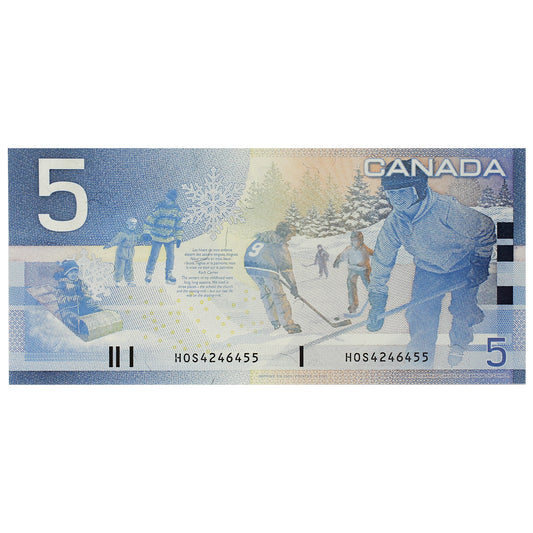 BC-62b 2005 Canada $5 Jenkins-Dodge, HOS, UNC