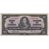 BC-24b 1937 Canada $10 Gordon-Towers, L/D, VG-F