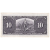 BC-24b 1937 Canada $10 Gordon-Towers, T/D, Almost Uncirculated (AU50)