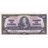 BC-24c 1937 Canada $10 Coyne-Towers, B/T, AU