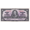 BC-24c 1937 Canada $10 Coyne-Towers, H/T, AU-UNC